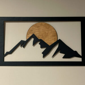 Obraz  Góry i Słońce | Dekoracja Ścienna